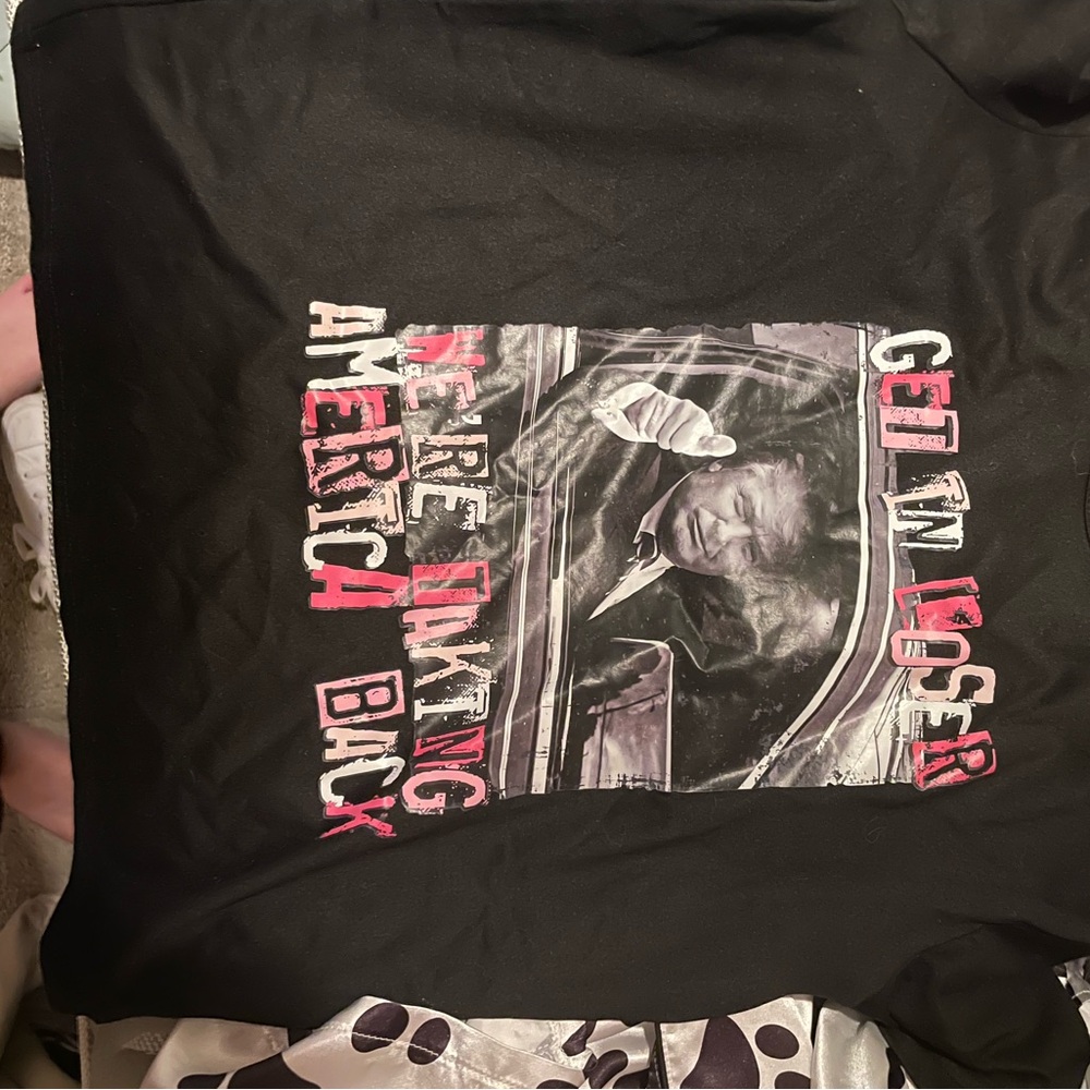 Black Graphic girls Shirt